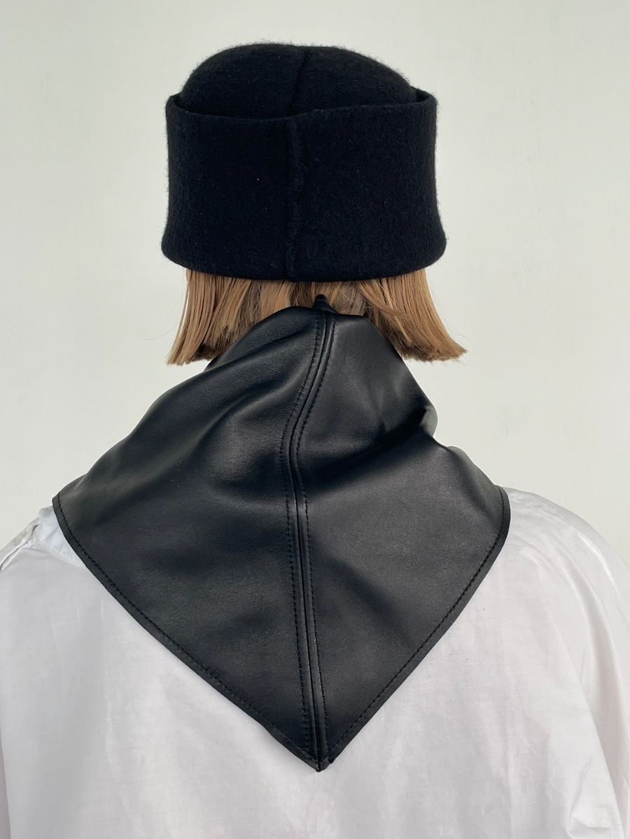 boiled wool hat night