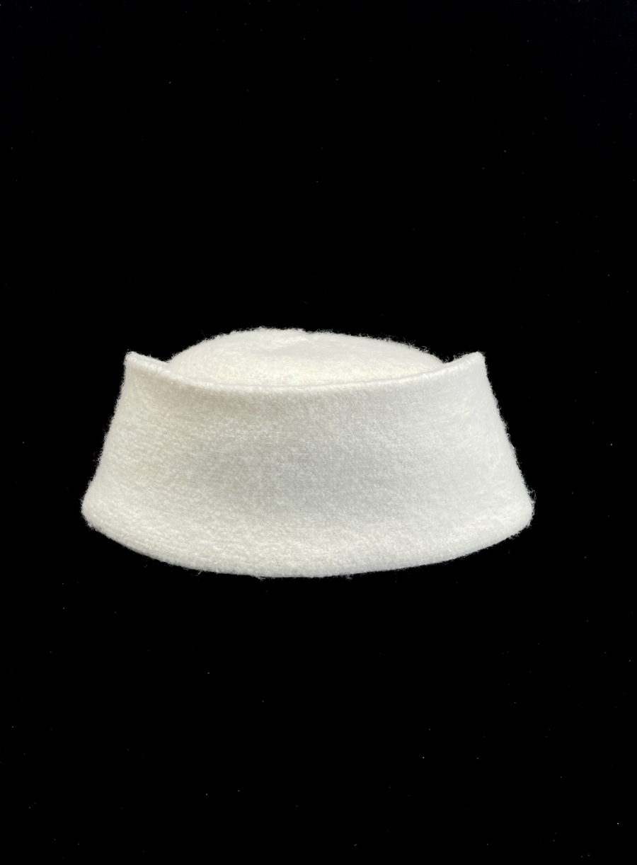 boiled wool hat cream