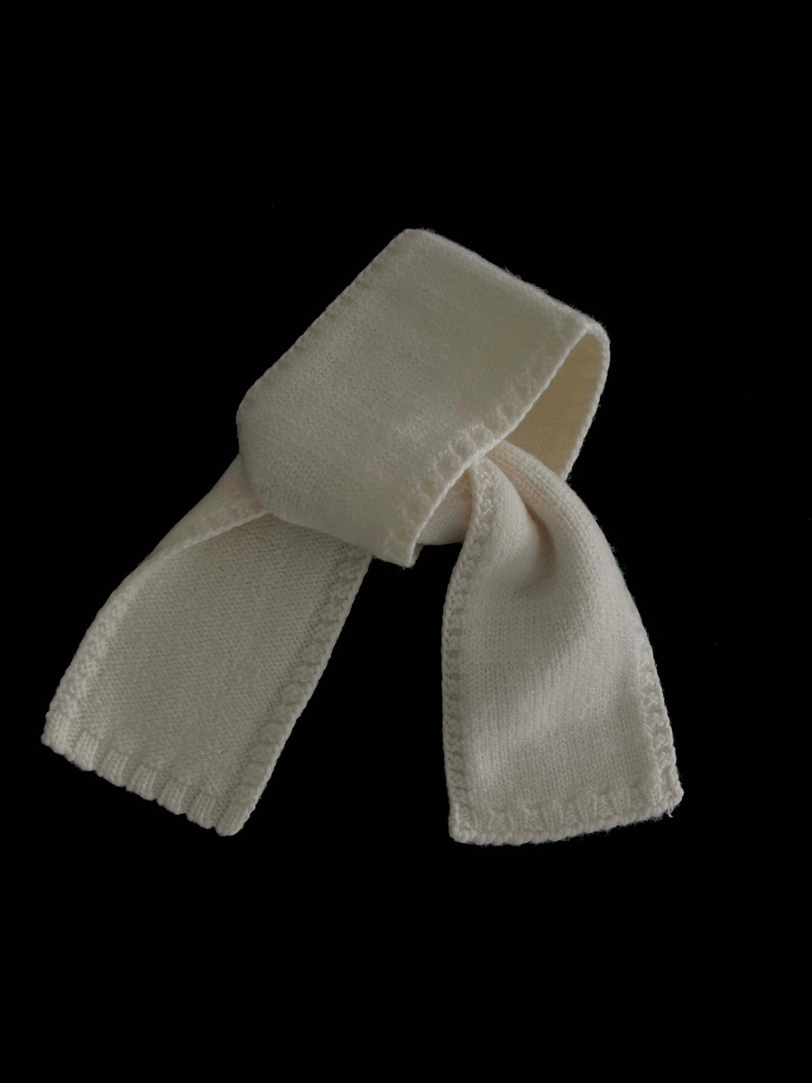 boiled scarf off white