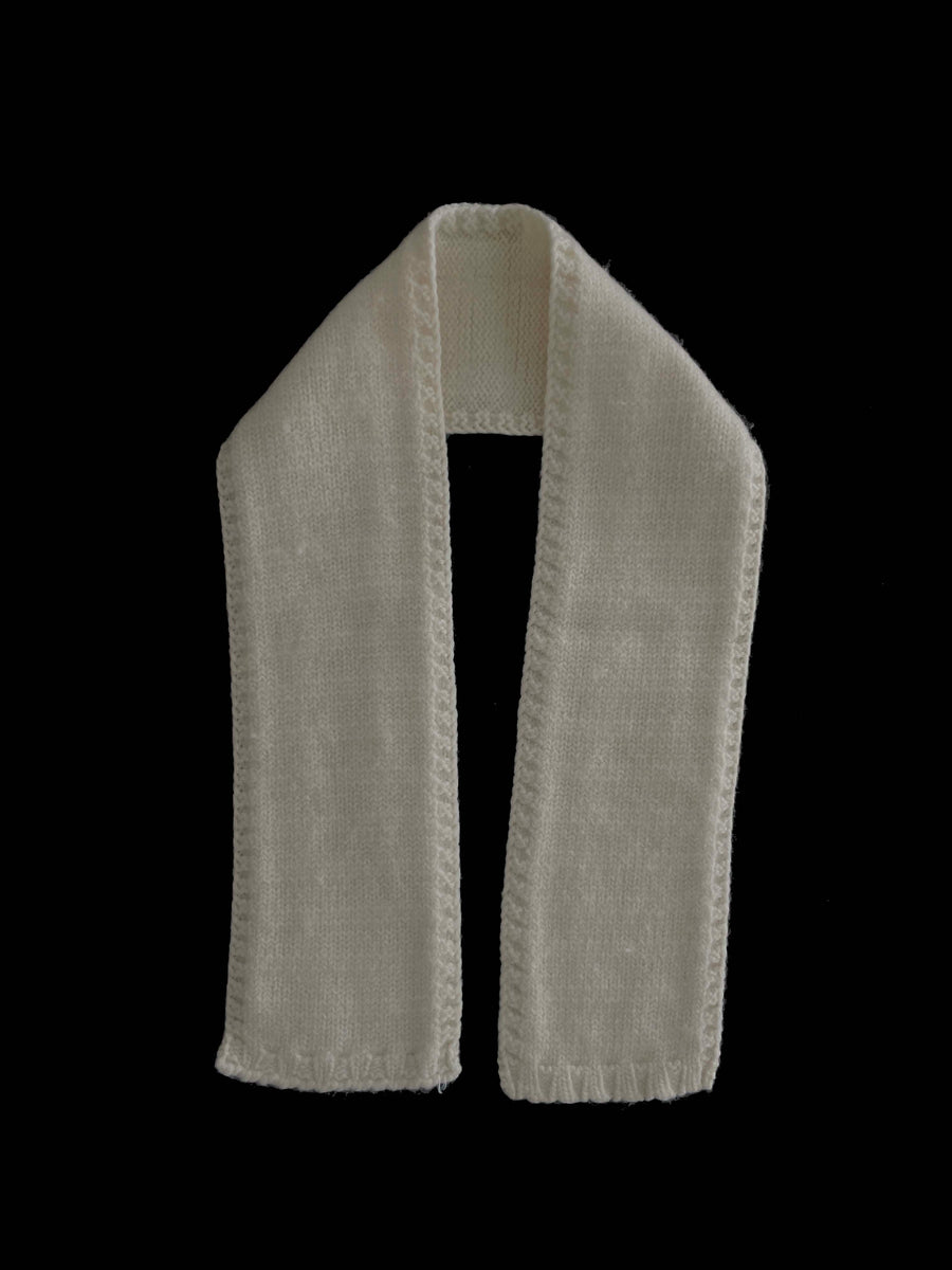 boiled scarf off white