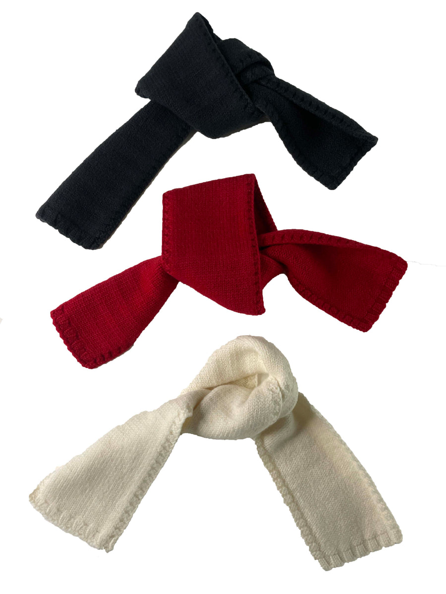 boiled scarf off white